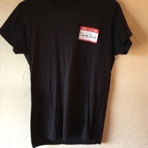 Black short sleeve shirt